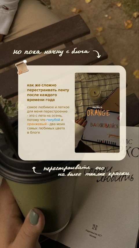 Образец 3 - карточка из ленты автора, по которой ИИ считывает стиль
